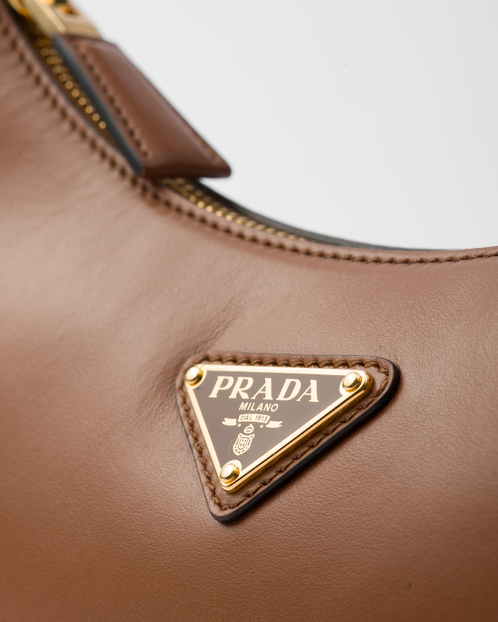 Prada Arqué Small Leather Shoulder Bag - Image 2